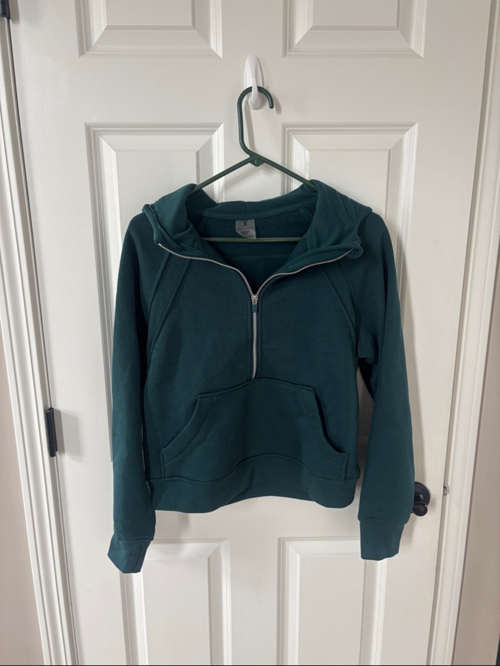 Danskin Teal Half-Zip Hoodie